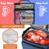 OPUX Insulated Lunch Box Men Women, Large Soft Cooler Bag Work School Picnic, Leakproof Tote Shoulder Strap Kid Adult - 4 of 4