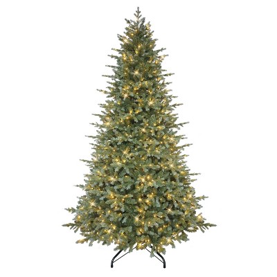 Puleo 9' Pre-Lit Linden Fir Artificial Tree with 750 Dual-Color LED Lights