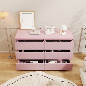 6-Drawer Dresser，Nursery & Kids Storage, Nursery Essentials, Kids Room Storage, Durable Bedroom Dresser - 1 of 4