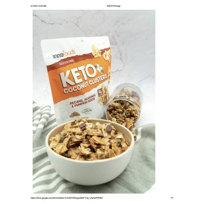 Inno Foods Coconut Keto Clusters with Pecans, Almonds and Super Seeds - 5oz, 4 of 6