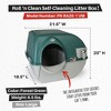 Omega Paw Roll 'n Clean Plastic Indoor Outdoor Automatic Self Cleaning Litter Box - 2 of 4