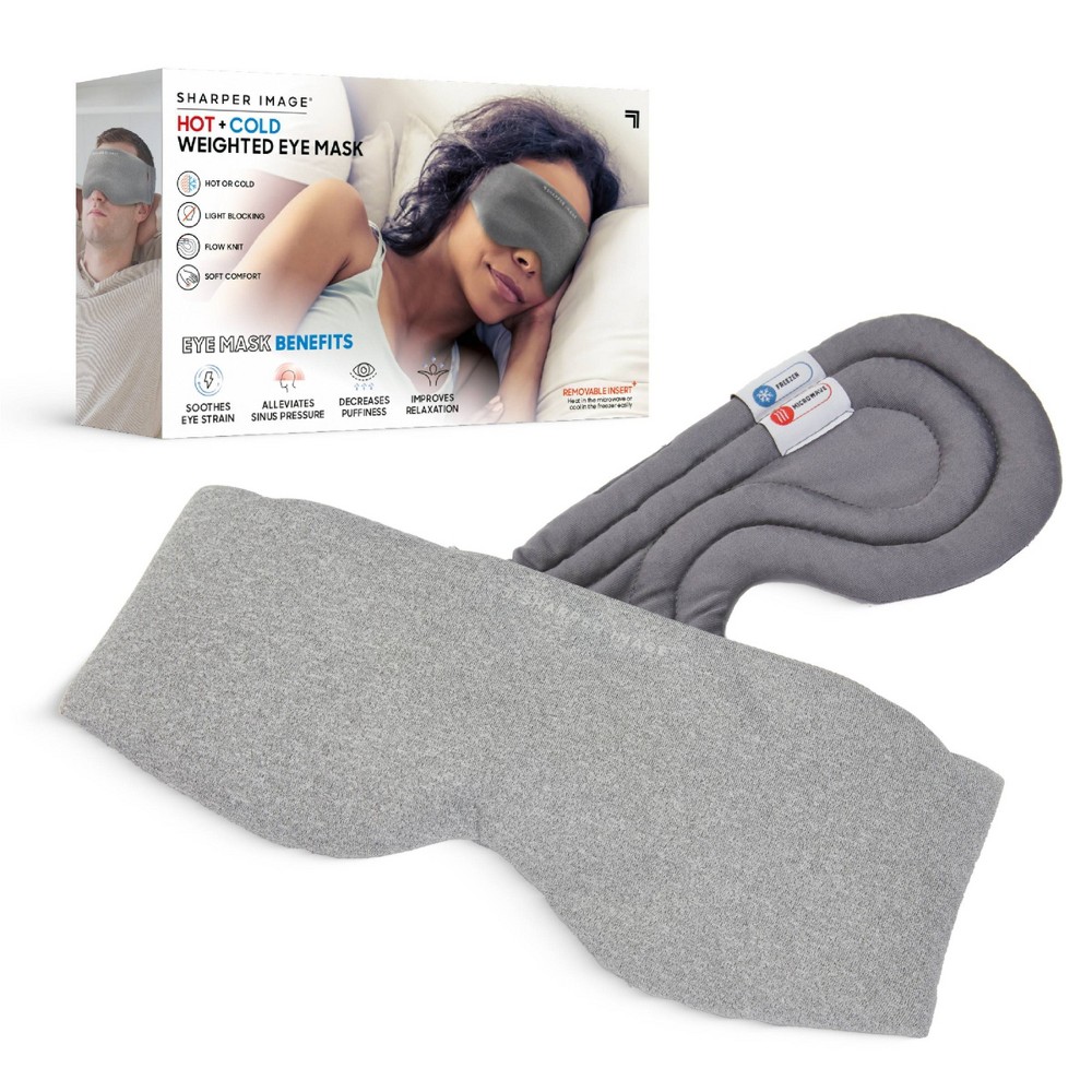 Sharper Image Hot and Cold Weighted Eye Mask