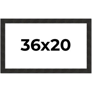 PosterPalooza | Contemporary Black Picture Frame - UV Acrylic, Backing Board, Hanging Hardware Included - 1 of 4