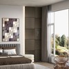 Vynxaria 0.8 in. T x 2 ft W. Walnut Woodgrain MDF Polyester Tongue and Groove Sound Absorbing Panel Eco Friendly Low TVOC 4-Pack/2-Pack - 3 of 4