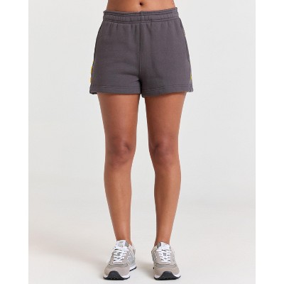Samii Ryan | Smiley® Chenille Shorts, Charcoal, Medium, 3