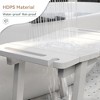 Arceso Shower Bench,  18 Inch HDPS Shower Seat with Storage Shelf, Waterproof Shower Chair, Non-Slip Shower Stool for Elderly, Disabled, Seniors - 3 of 4