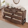 7 Dresser for Bedroom, Freestanding 52" Wide Drawer Dresser with Storage, Wooden Closet Storage Chest for Living Room, Bedroom, Entryway - 2 of 4