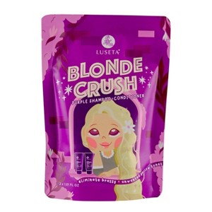 Luseta Blonde Crush Color Brightening Travel Set - 2 x 1.01 oz - Crush the Brass, Wherever You Are - 1 of 4