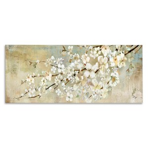 Stupell Industries Blooming Flower Tree Branch Painting, 30" x 13" - 1 of 4