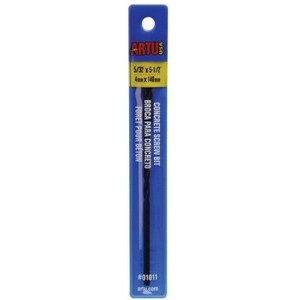 ARTU 5/32 in. X 5-1/2 in. L Tungsten Carbide Tipped Multi-Purpose Drill Bit Straight Shank 1 pc - 1 of 3