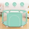 GOTGELIF 50"x50" 6-Panel Baby Playpen Spacious & Secure Portable Playard - 2 of 4