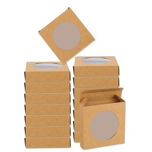 Unique Bargains Bakery Candy Jewelry Soap Display Kraft Mini Gift Boxes 16 Pcs - 1 of 4