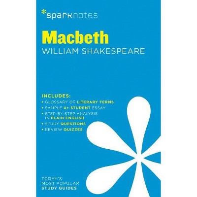 Macbeth Sparknotes Literature Guide, 43 - by  Sparknotes & William Shakespeare (Paperback)