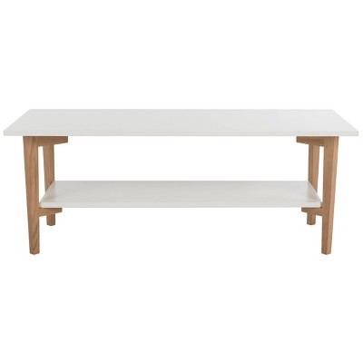 target white coffee table