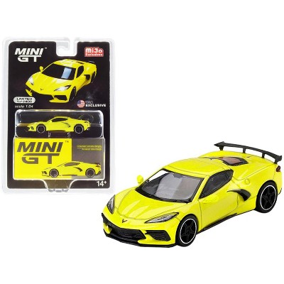 2020 Chevrolet Corvette Stingray Accelerate Yellow Metallic Limited Edition to 2400 pcs Worldwide 1/64 Diecast Model Car by TSM