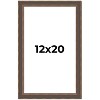 PosterPalooza | Elegant Brown Picture Frame - UV Acrylic, Foam Board Backing, Hanging Hardware - 2 of 4