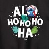 Boys' - Lilo and Stitch - Alo Ho Ho Ho Ha Graphic Long Sleeve Fleece Sweatshirt - 2 of 4