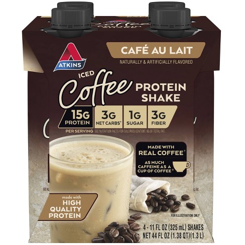 Buy Iconic Protein Shake - Caf Au Lait - 11.5 Fl Oz - Pack of 12 –  ORGANIKthings