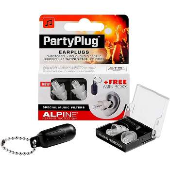 Alpine Hearing Protection PartyPlug Earplugs Transparent