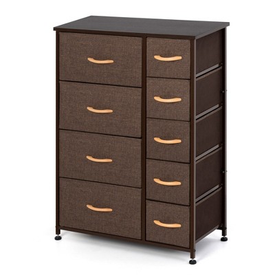 Pellebant Vertical Dresser Storage Tower 9-drawer Chest Organizer Unit for Home