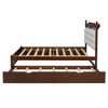 KIGFTSOD Queen Size Wooden Storage Platform Bed, with 2 Big Drawers, Twin-XL Size Trundle, One set of Sockets & USB Ports - 4 of 4