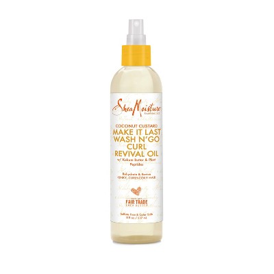 SheaMoisture Coconut Custard Make It Last Wash N' Go Curl Revival Oil - 8 fl oz