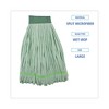 Boardwalk Microfiber Looped-End Wet Mop Head, Large, Green, 12/Carton - image 2 of 4