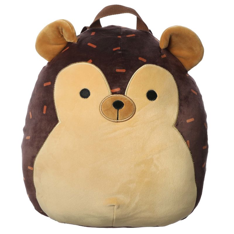Squishmallows 3D Hans The Hedgehog 14 inch Plush Mini Backpack, 1 of 4
