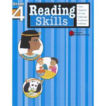 Reading Skills: Grade 4 (Flash Kids Harcourt Family Learning) - (Paperback)
