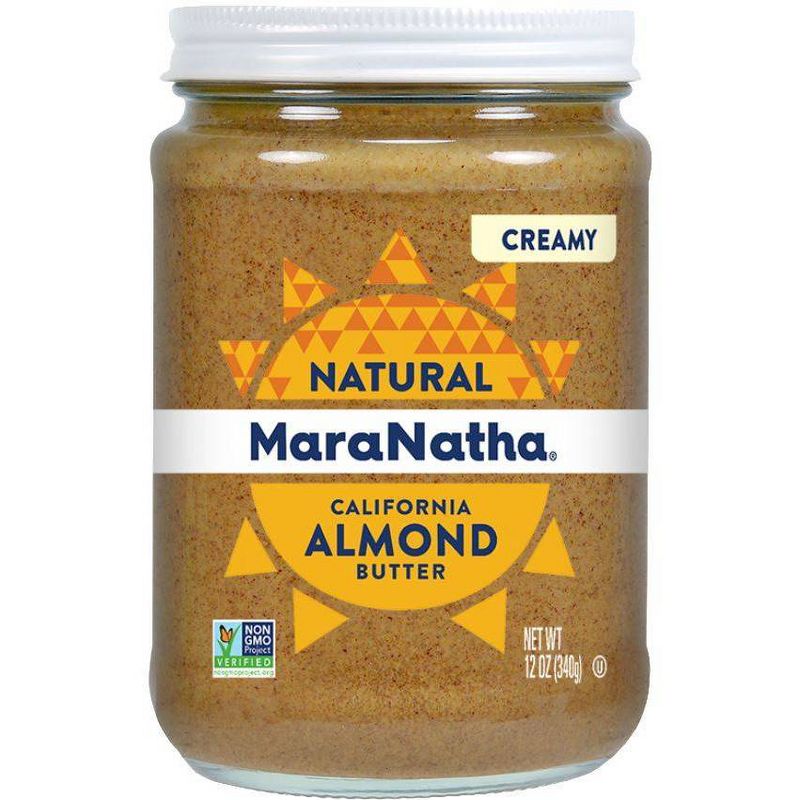 MaraNatha All Natural No Stir Creamy Almond Butter - 12oz, 1 of 6