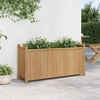 vidaXL Planter 39.4"x11.8"x19.7" Bamboo - 3 of 4
