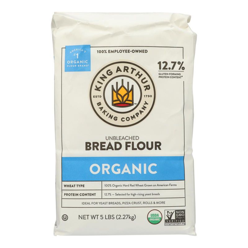 King Arthur Baking Company Bread Flour - Case of 6/5 Ibs, 2 of 7