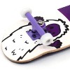 Teak Tuning Pro 32mm Fingerboard Complete - 5 Ply Wood Deck with Pro Trucks - Purple Yeti - 3 of 4