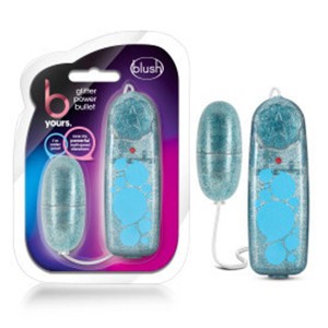 B Yours - Glitter Power Bullet - Blue - 1 of 2