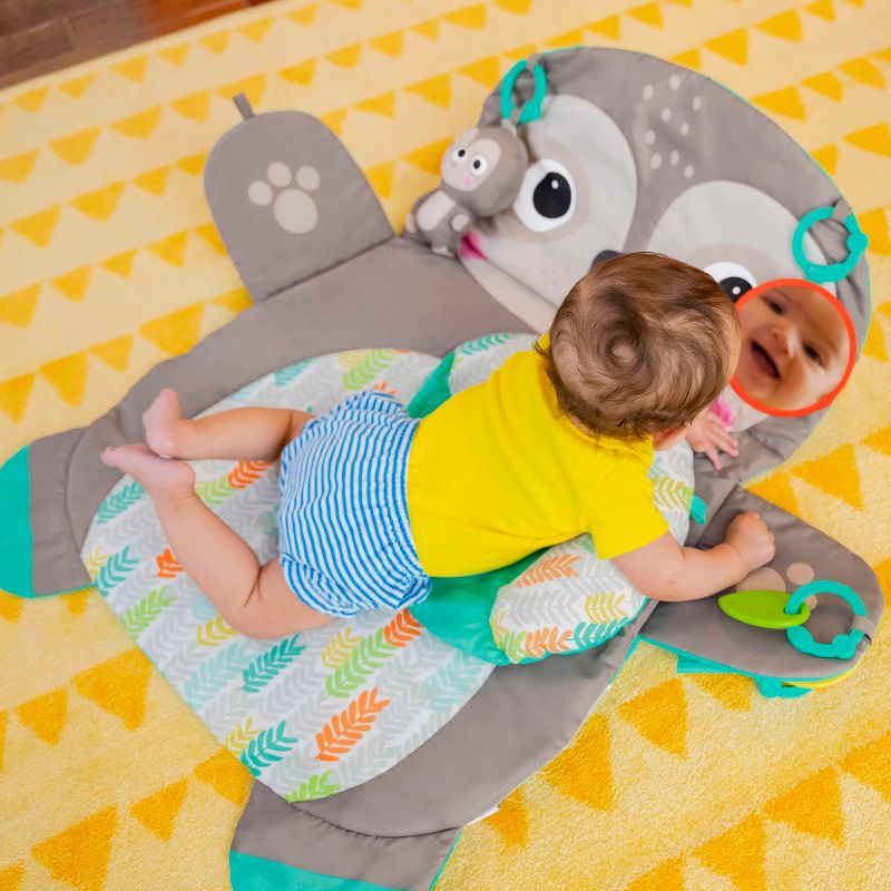 Bright Starts Tummy Time Prop and Playmat - Sloth, 3 of 17