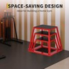 ODK Plyometric Jump Box, Heavy Duty Steel Step Up Box, Anti-Slip Jump Trainers for Home Gym Workout, Condition Strength Training 12'', 18'', 24'' - 2 of 4