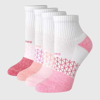 Hanes Women's 4pk Absolute Active Ankle Socks - 5-9