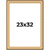 PosterPalooza | Photo Size Traditional Gold Picture Frame - UV Acrylic, Foam Board Backing, Hanging Hardware - 2 of 4