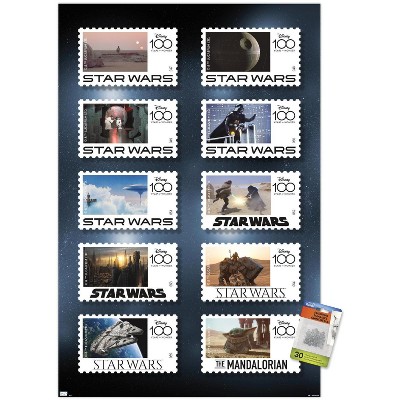 Trends International Disney 100th Star Wars - Stamp Grid Unframed Wall Poster Prints