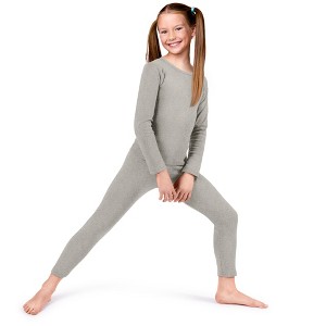Rocky Thermal Underwear for Girls, Long Johns Fleece Lined Set, Shirt & Pants, Base Layer - 1 of 4