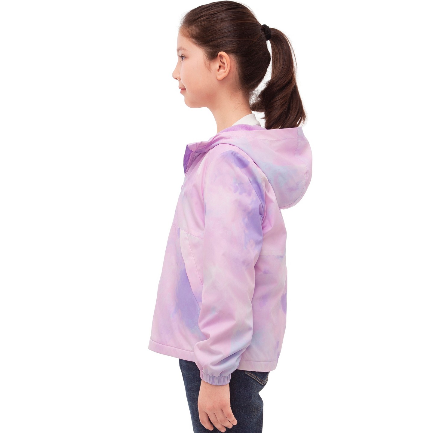 Куртка Rokka&Rolla Ombré Windbreaker Fleece Lined Jacket-Purple, size 8 для девочек, цвет: Фиолетовый — фото 6