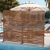 PexFix Outdoor Metal Privacy Screen Garden Fence in Shine Pattern - 4 of 4
