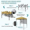 EAGLE PEAK 6'x4'Instant Pop Up Canopy with Adjustable Sun Wall - 4 of 4