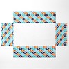 Bacati - Liam Aztec Print Kilim Aqua/Orange/Navy Crib/Toddler Bed Skirt - 4 of 4