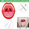 YEVYO Tongue Scraper for Adults (3 Pack)- 100% Stainless Steel Tongue Cleaner with Travel Case - Metal Tongue Scraper to Reduce Bad Breath - 4 of 4