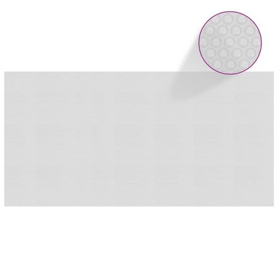 vidaXL Pool Cover Grey Thick PE film with air chambers 288.2 x 144.1 in