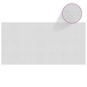 vidaXL Pool Cover Grey Thick PE film with air chambers 288.2 x 144.1 in - 1 of 2