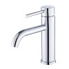Kumasinova 7.9" Single Handle Bathroom Sink Faucet,1-Hole Stainless Steel Vanity Basin Mixer Faucet Lavatory Tap - 2 of 4