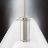 Urban Ambiance Luxury Casual Indoor Pendant,  20-3/4''H x 15"W x 15''D,  Brushed Nickel Finish, UHP4933 - 4 of 4