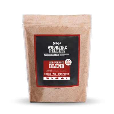 Ninja Woodfire Pellets All Purpose Blend 2-lb Bag up to 20 Cooking Sessions made for Ninja Woodfire Grills - XSKOP2RL